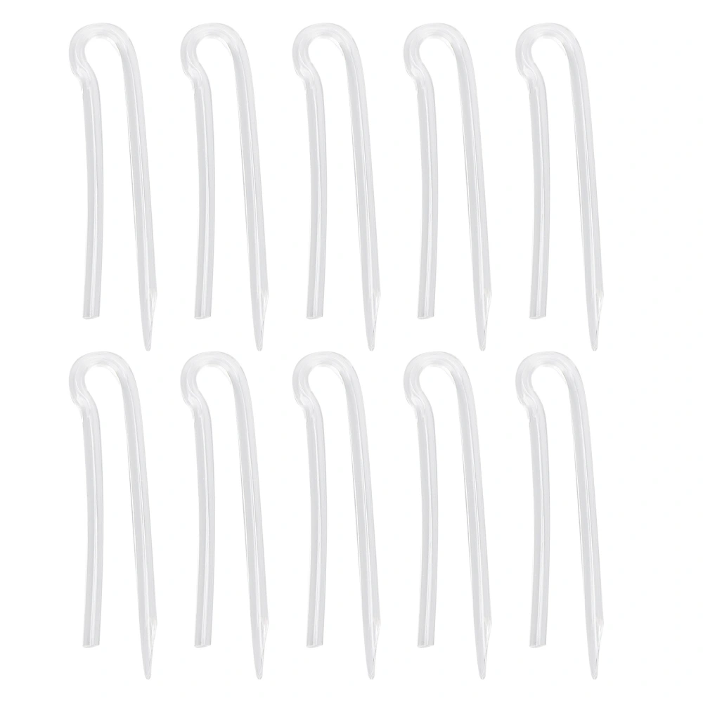 10pcs Hearing Aid Tubes Flexible Type R BTE Earmold Hearing Aid Tubing Replacement3.6x2.0mm / 0.14x0.8in