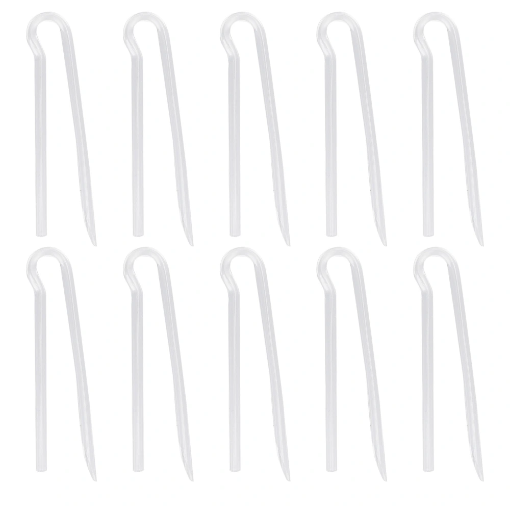 10pcs Hearing Aid Tubes Flexible Type R BTE Earmold Hearing Aid Tubing Replacement3.1x2.0mm / 0.12x0.08in