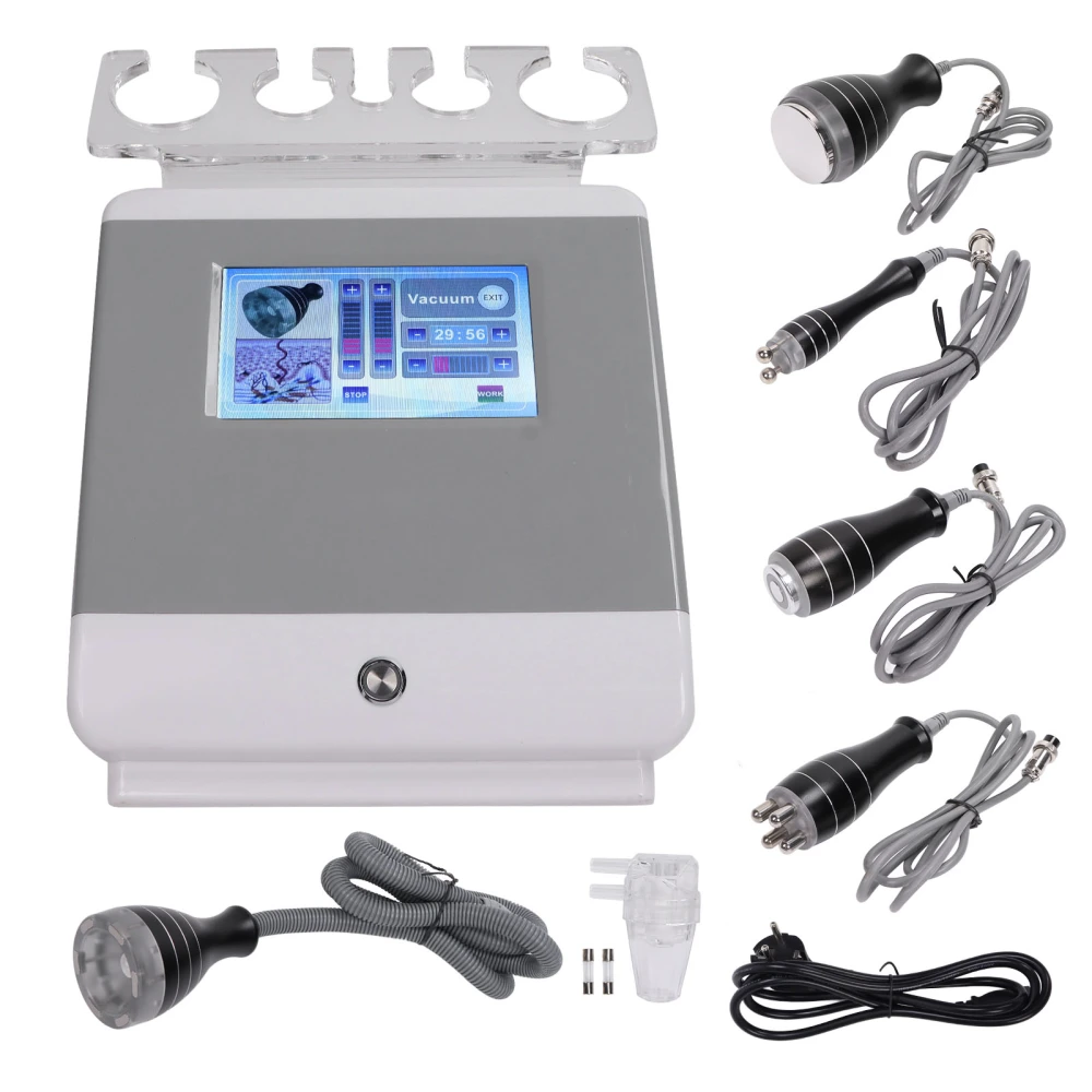 5 in 1 40KHz Cavitation Beauty Machine Negative Pressure Ultrasonic Fat Burning Body Slimming MachineEU Plug 220V