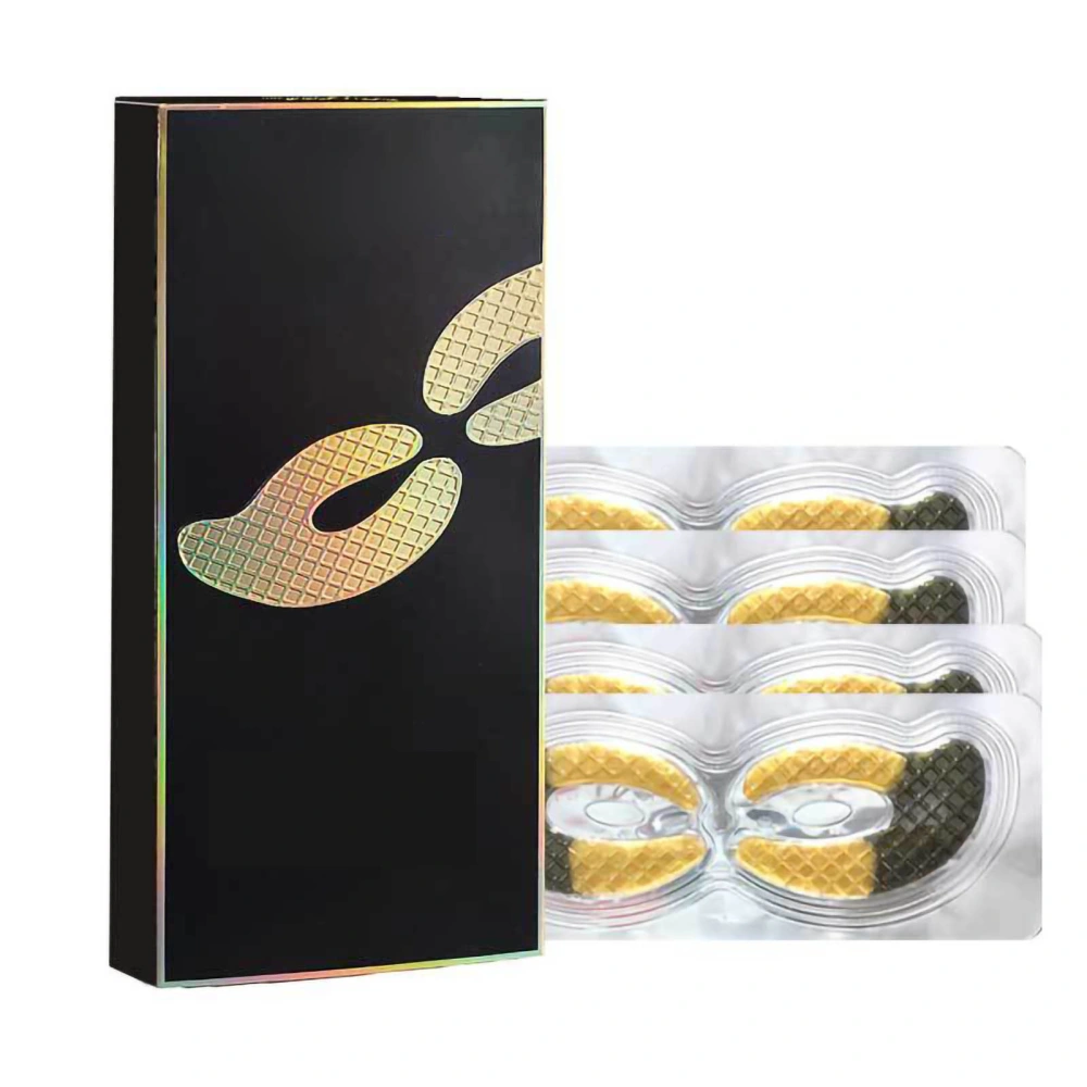 Eye Patches Hydrating Multi Effect Caviar Pearl Powder Dark Circle Eye Pads for Lightening Wrinkles and Firming Skin