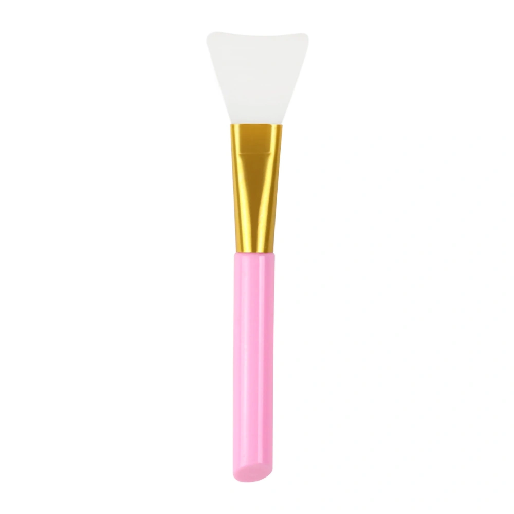 Face Mask Brush Soft Silicone Aluminum Facial Mask Applicator Beauty Mask Applying ToolsPink Gold