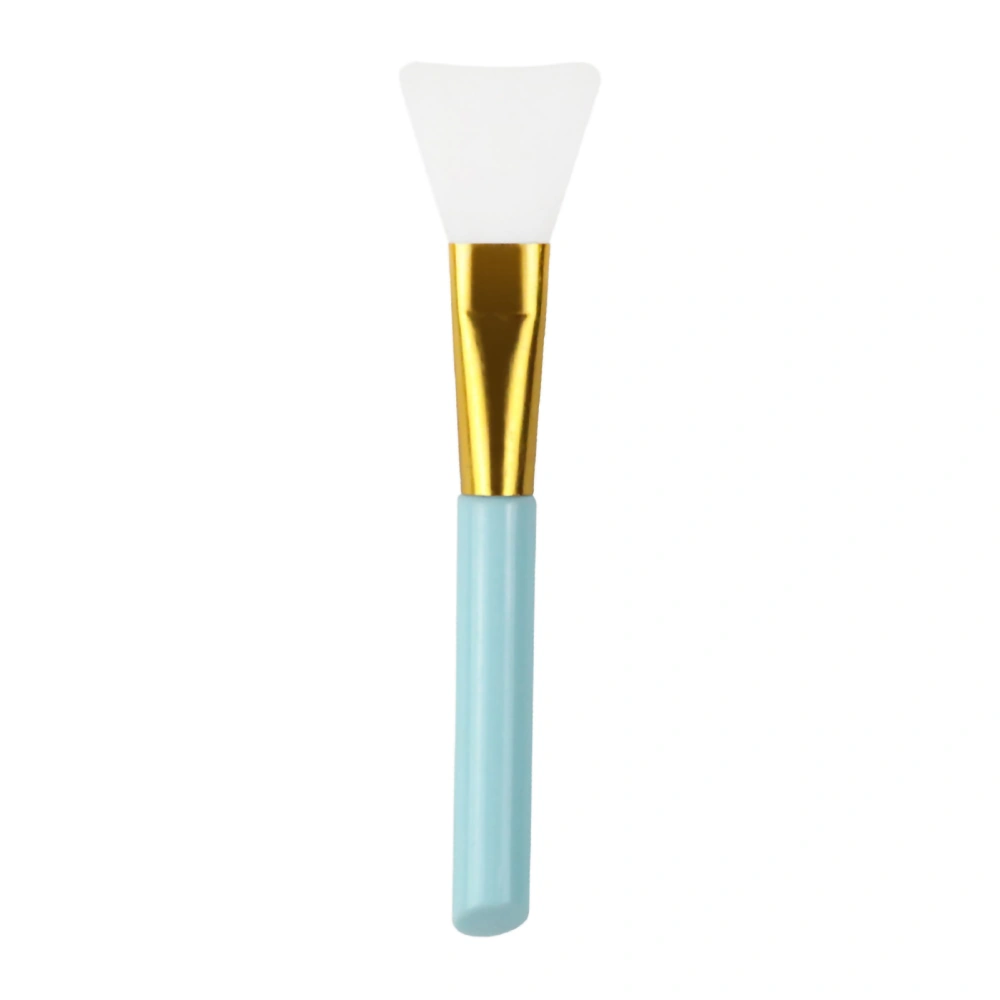 Face Mask Brush Soft Silicone Aluminum Facial Mask Applicator Beauty Mask Applying ToolsBlue Gold