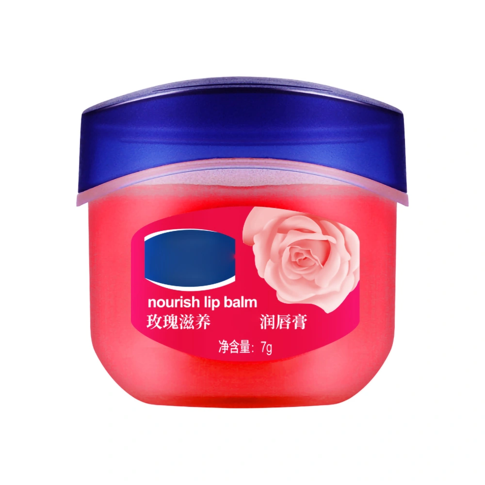 Lip Sleeping Mask Vitamin Mineral Substance Moisturing Lip Balm Fade Lip Lines for Lip CareRose