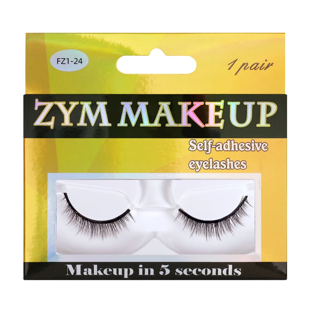 False Eyelashes Self Adhesive Natural Glue Free Easy Removal Fake Eyelashes for MakeupFZ1-24