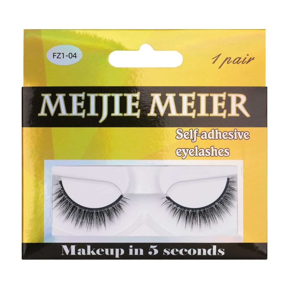 False Eyelashes Self Adhesive Natural Glue Free Easy Removal Fake Eyelashes for MakeupFZ1-04