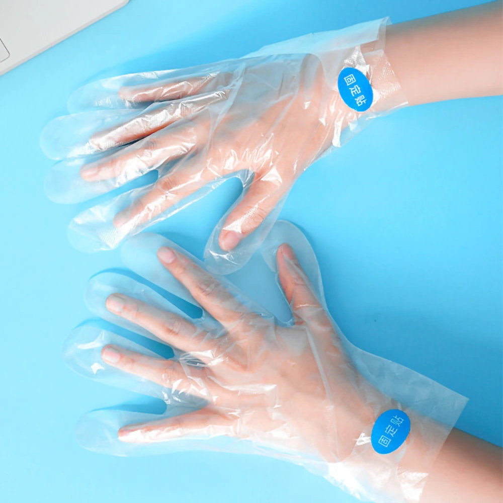 Plastic Hand Gloves Foot Sleeves Disposable Spa Gloves Foot Covers Liners Preventing Dirty for Men Women300pcs Hand