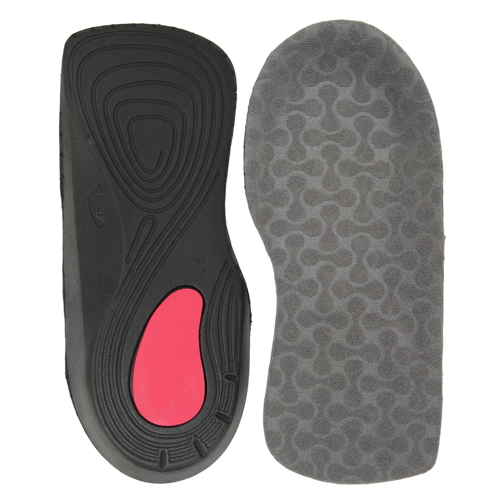 PU Plantar Fasciitis Feet Insoles Pain Relief Arch Supports Orthotics Inserts GrayS