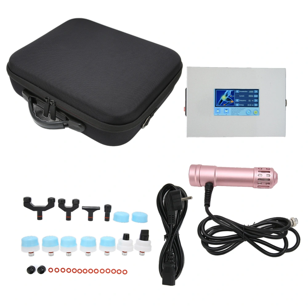 Extracorporeal Shockwave Therapy Machine Adjustable ED Shockwave Treatment Machine Massager 100‑240VEU Plug