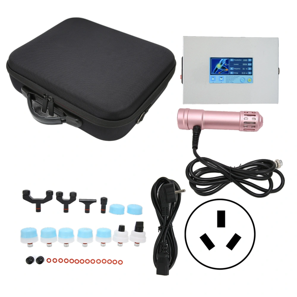 Extracorporeal Shockwave Therapy Machine Adjustable ED Shockwave Treatment Machine Massager 100‑240VAU Plug