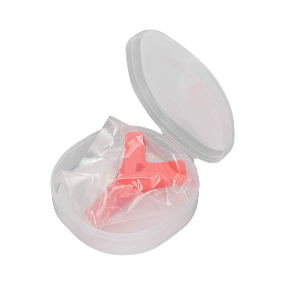 Orthodontic Bite Chewies Y Shaped Prevent Face Distortion Safe Harmless Rubber Dental Aligner ChewiesRed Strawberry Flavor