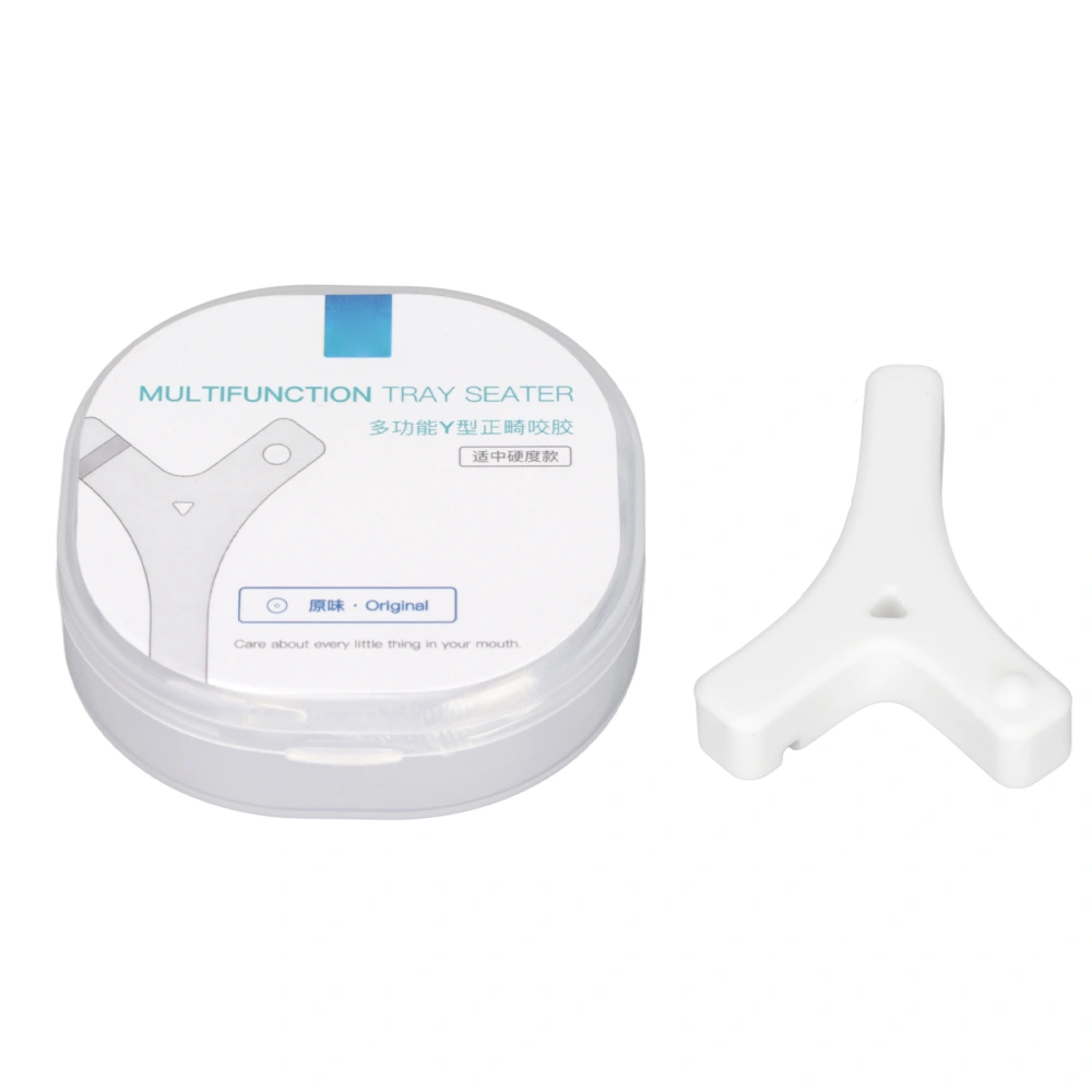 Orthodontic Bite Silicone Y Shaped Block Oral Care Supplies Original Prevent Braces FaceModerate Hardness