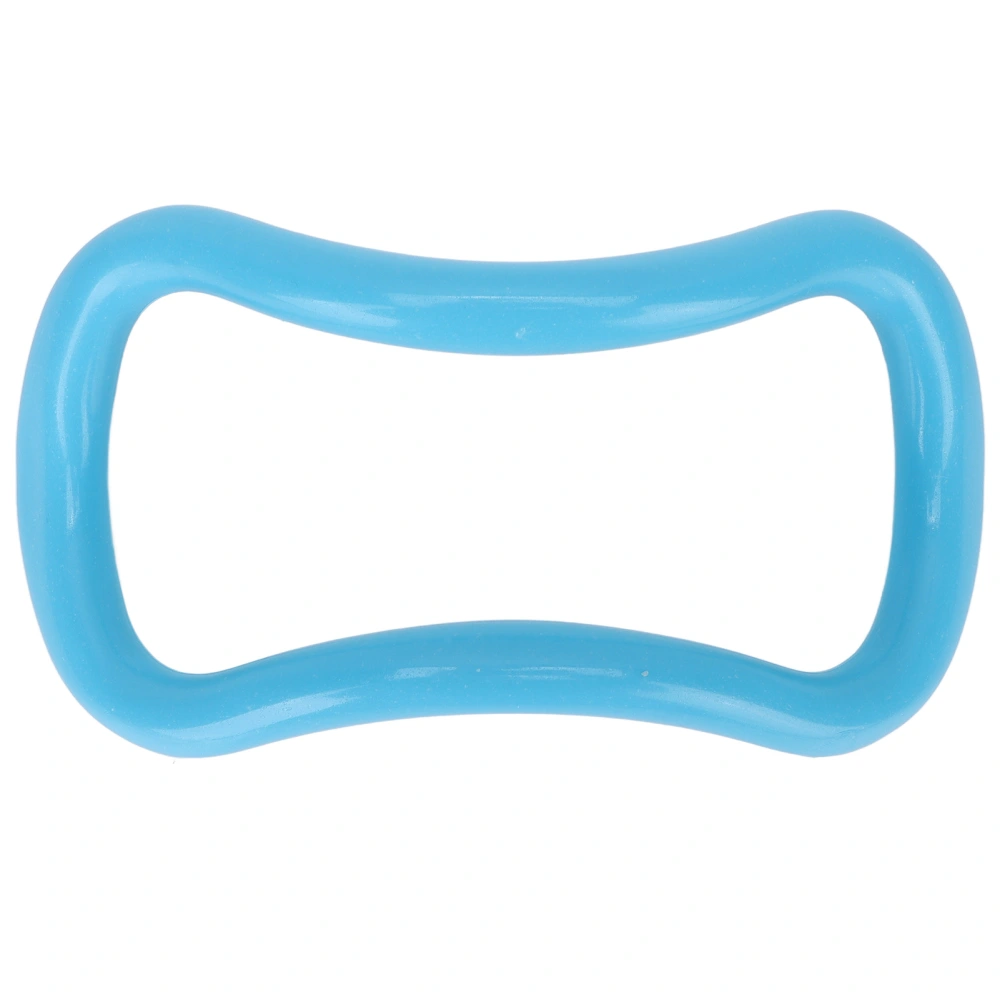 Yoga Ring Strengthening Muscle Strength Lightweight Portable PVC Blue Fitness Pilates Circle for Home Exercise