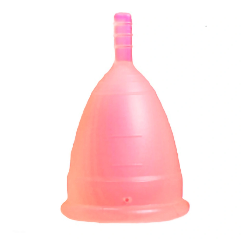 Silicone Menstrual Cup Professional Menstruation Feminine Period Cup for Regular Heavy FlowL 4.1 X 6.2cm Red