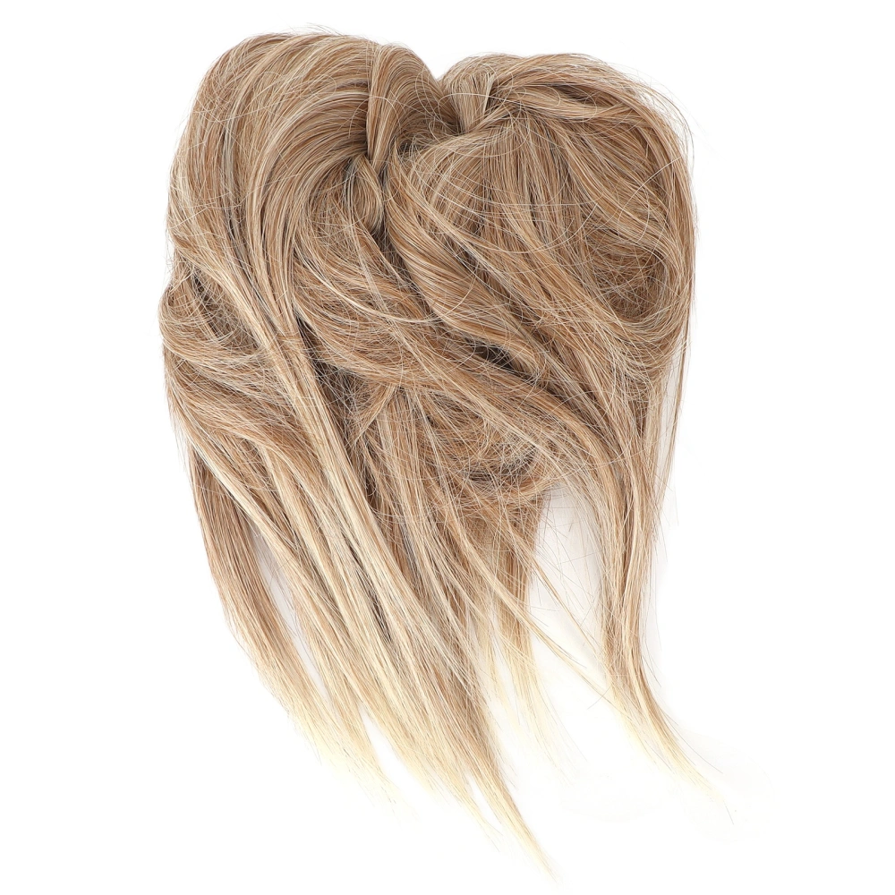 Fashionable Messy Bun Hair Piece with Band Thick Tousled Updo Synthetic Hair Scrunchies Extension for Women GirlsQ17-27T613