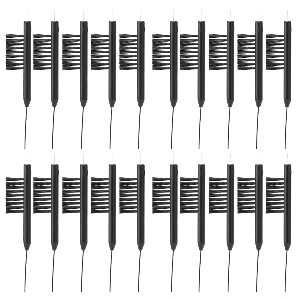 20Pcs Hearing Aid Hairbrush U Type Multifunction Effective Clean Hearing Amplifier Cleaning Brush