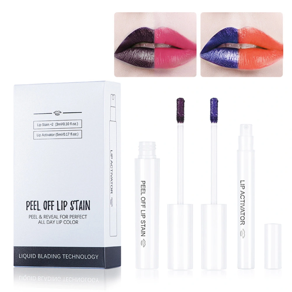 Lip Stain Long Lasting Lip Tint Transfer Proof Peel Off Lip Stain Lipstick Waterproof Lipstick Lip Makeup