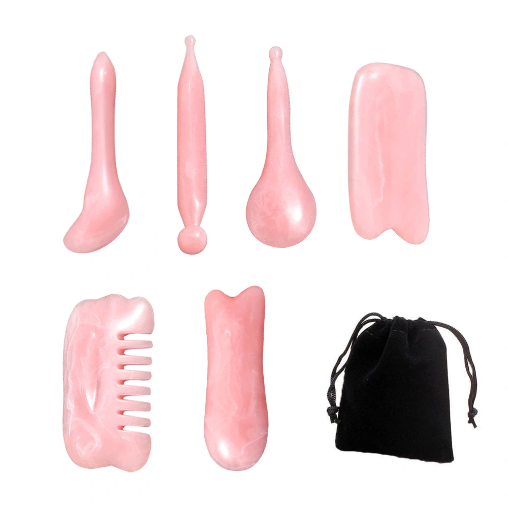 Gua Sha Scraping Massage Tool Set Resin Gua Sha Facial Tools Guasha Board Health Care Beauty Guasha Scraper Board for Acupuncture