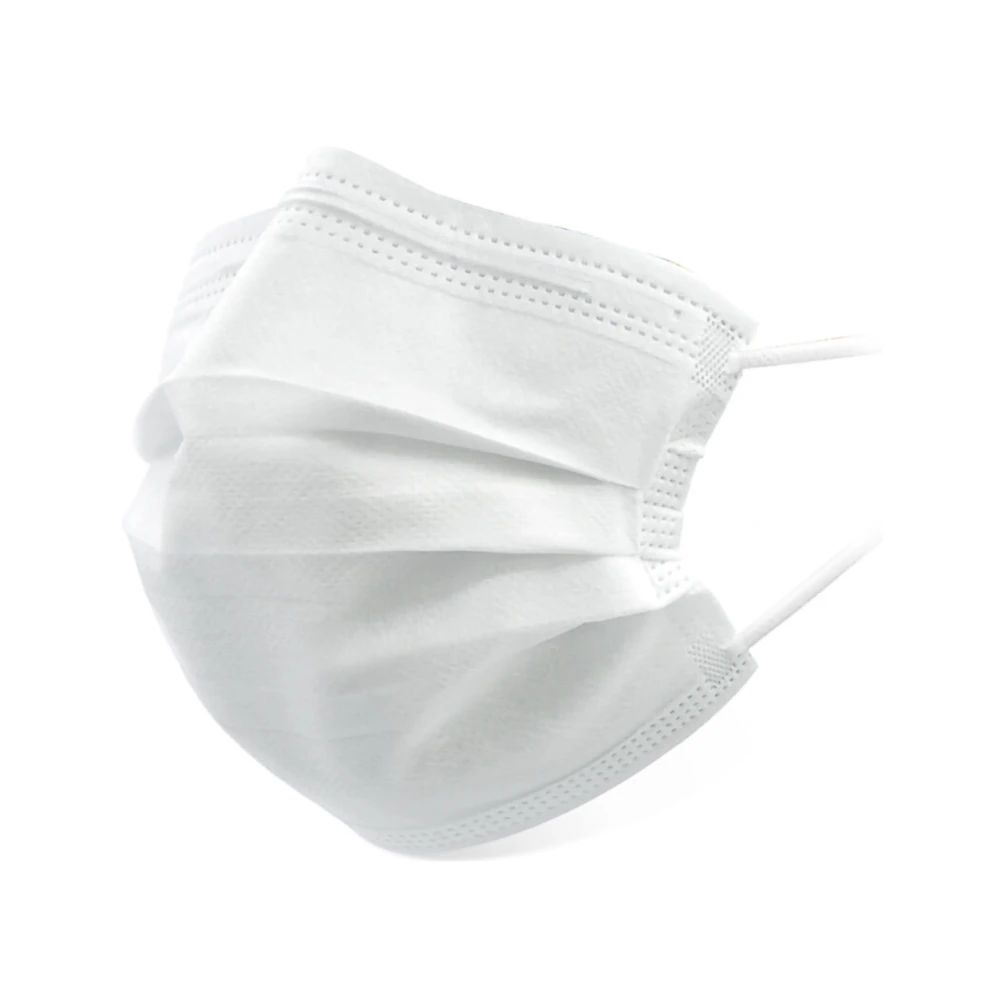 20pcs Face Cover Meltblown Breathable Disposable Mouth Cover for Indoor Outdoor UseWhite