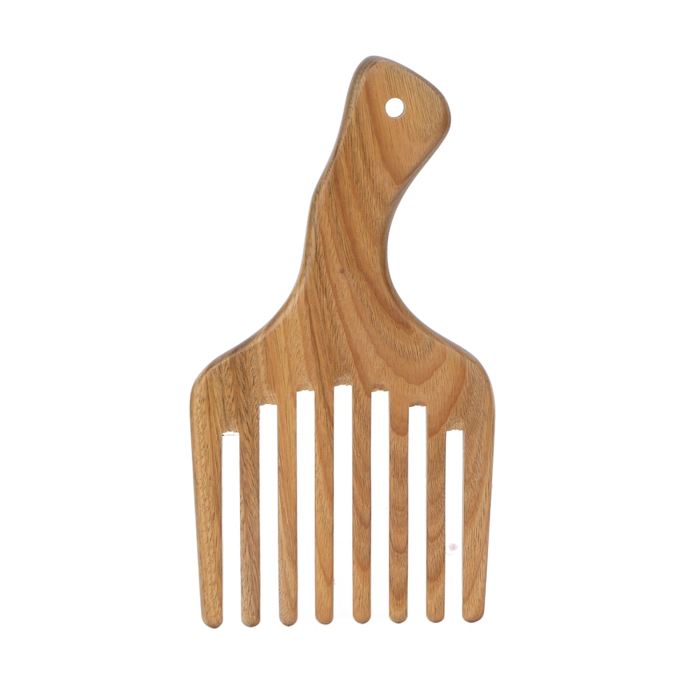 Wooden Comb Sandalwood Prevent Static Scalp Massage Coarse Teeth Hair Beard Comb for Barber Salon