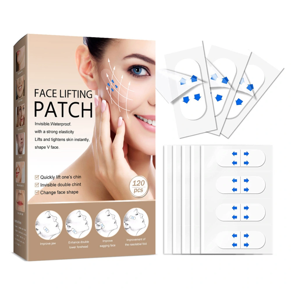 Face Lift Tape Invisible Face Lifting Tape Ultra thin Waterproof High Elasticity V Shape Face Tape Makeup Tool to Hide Facial Wrinkles Lifting Saggy Skin