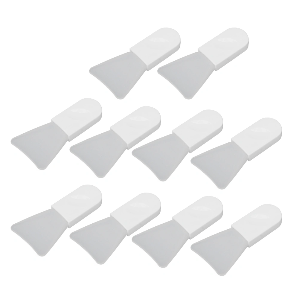 10pcs Silicone Facial Mask Applicator Mini Silicone Mask Brush for Facial Mud Mask Eye Mask Body LotionThumb Spatula Shape