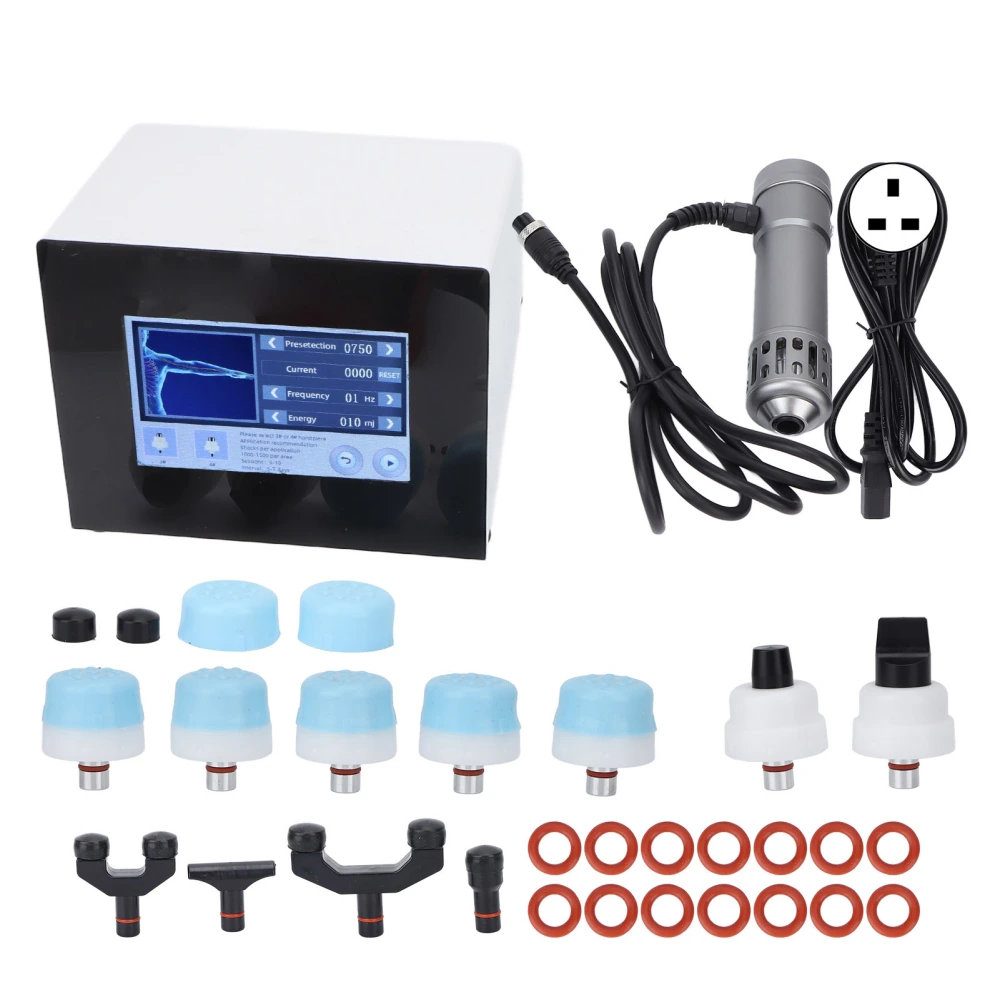 Extracorporeal Shockwave Machine Enhance Metabolism ED Shockwave Therapy Machine 100‑240VUK Plug