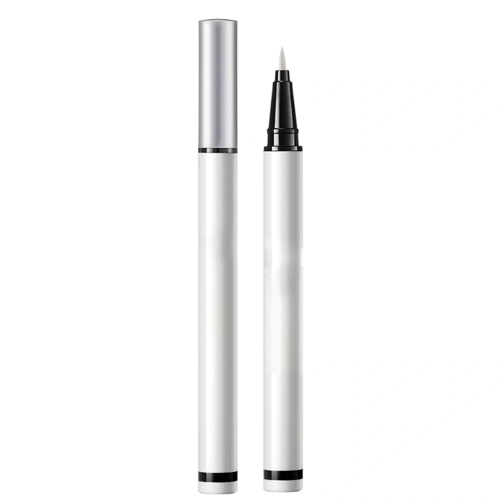 Liquid Eyeliner Waterproof Long Lasting Quick Dry Ultra Fine Eye Liner Pen for Women Party StageWhite