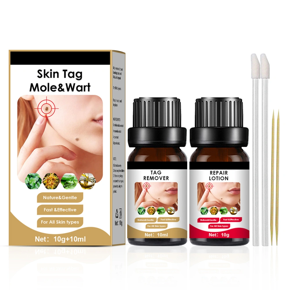 Mole and Wart Removal Set Wart Remover Quick Wart Remover Acting Gel Skin Corrector Removal Cream Mole Skin Label Remover