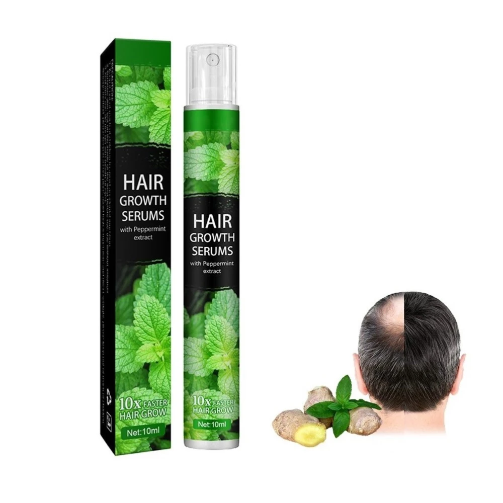 Hair Growth Herbal Spray Anti Hair Loss Hair Growth Serum Spray Hair Essential Oil Prevent Postpartum Hair Loss Hairlines Herbal Hair Serum Spray