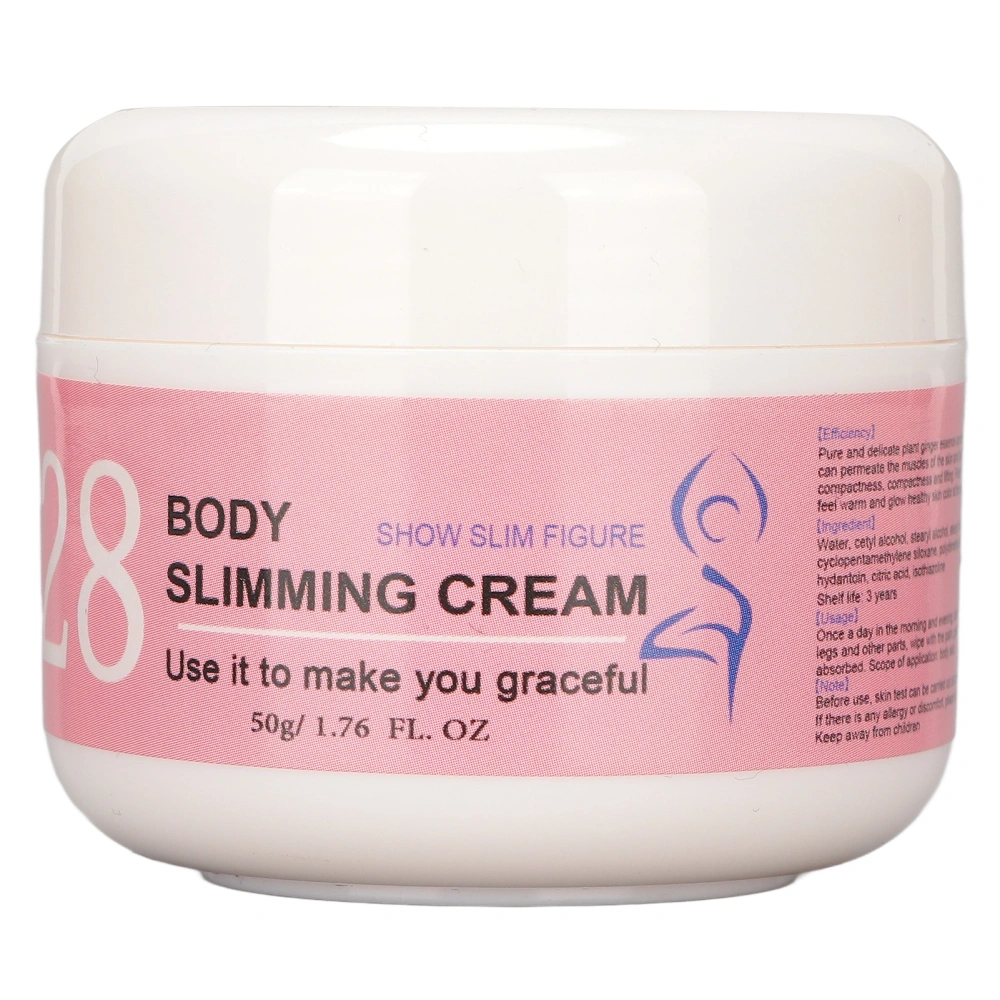 Slimming Cream Safe Chemical Free Promoting Metabolism 3 Year Shelf Life 50g/1.8in External Application Hot Cream