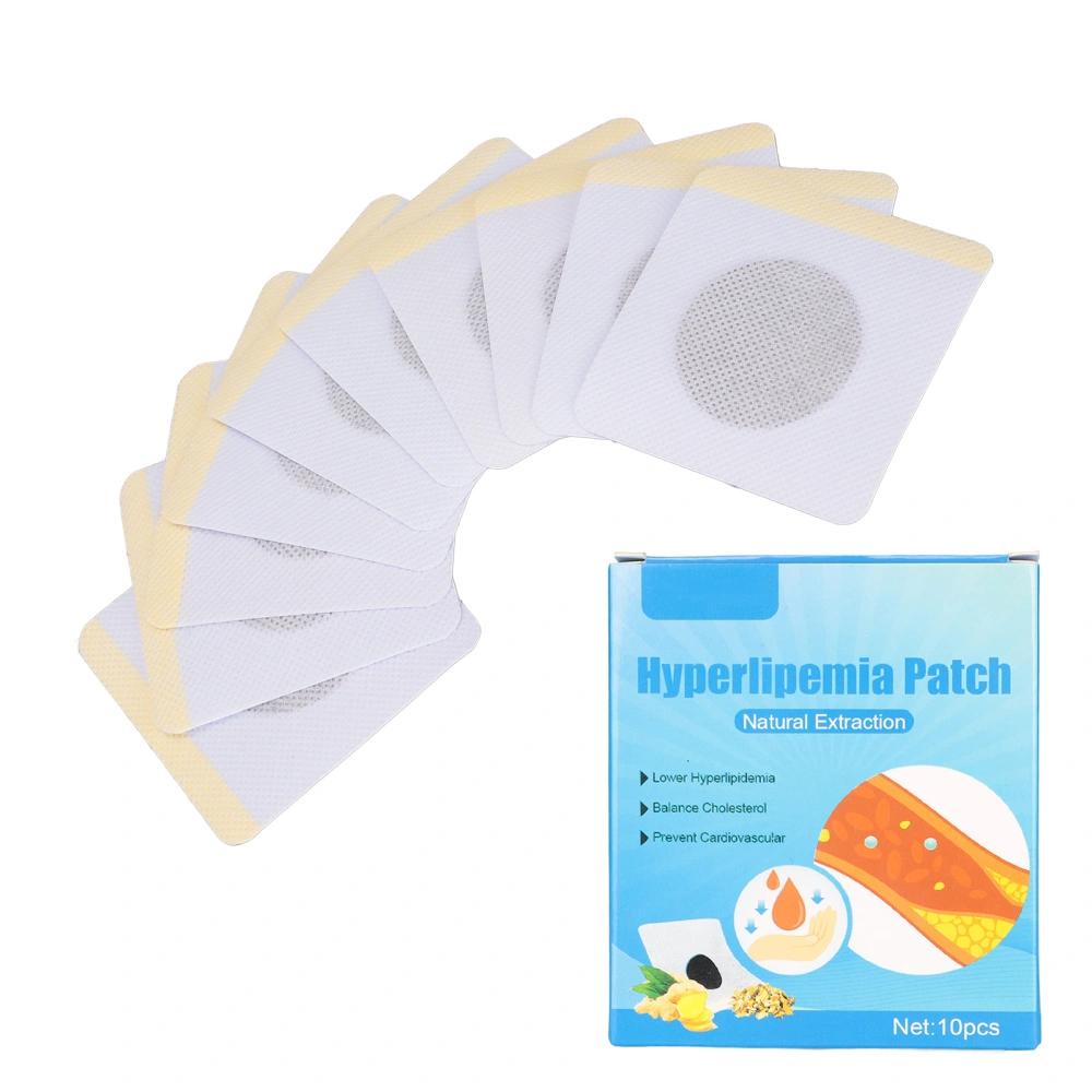 10pcs Weight Loss Patches Natural Herbs Breathable Balance Blood Lipid Health Care Weight Loss Belly Patch