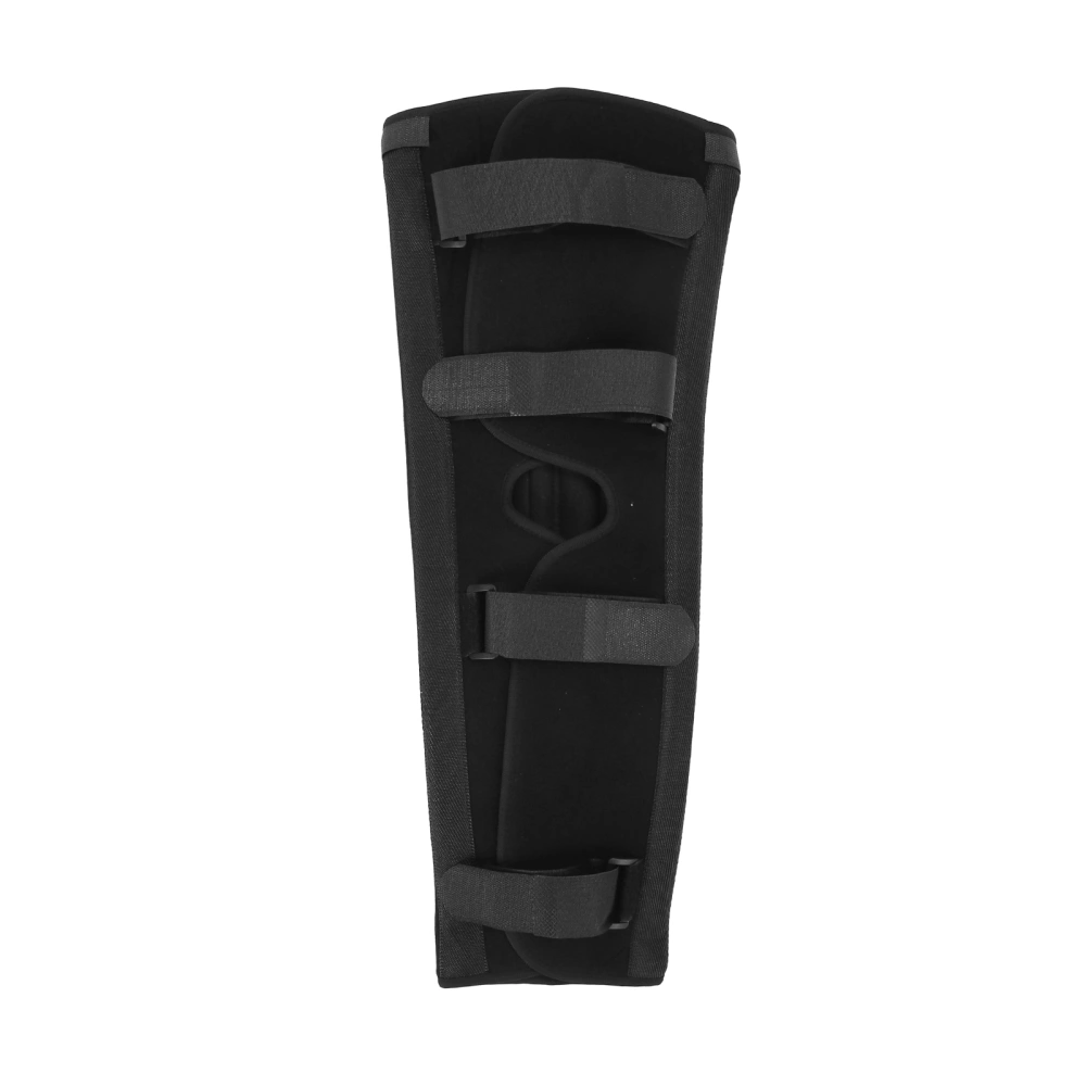 Knee Immobilizer One Piece Lightweight Steel Plate Supports Adjustable Comfortable Knee Splint BraceL