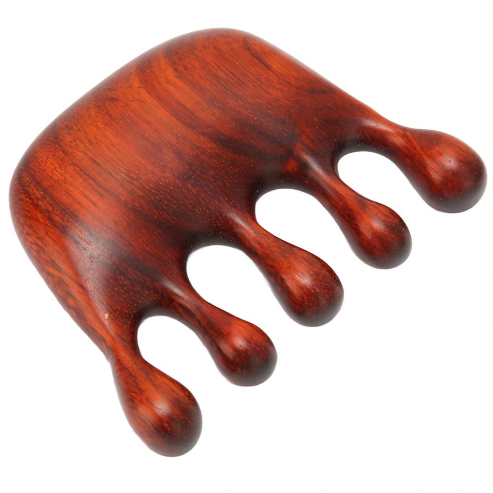 Wood Massage Comb Multipurpose Sandalwood Wide Tooth Head Scalp Massage Comb for Head Neck Shoulders Hands