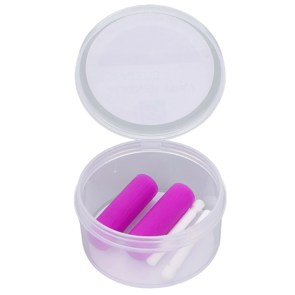 Orthodontic Chewies Men Women Home Travel Portable Hygienic Silicone Aligner Tray Seaters Grape Flavor