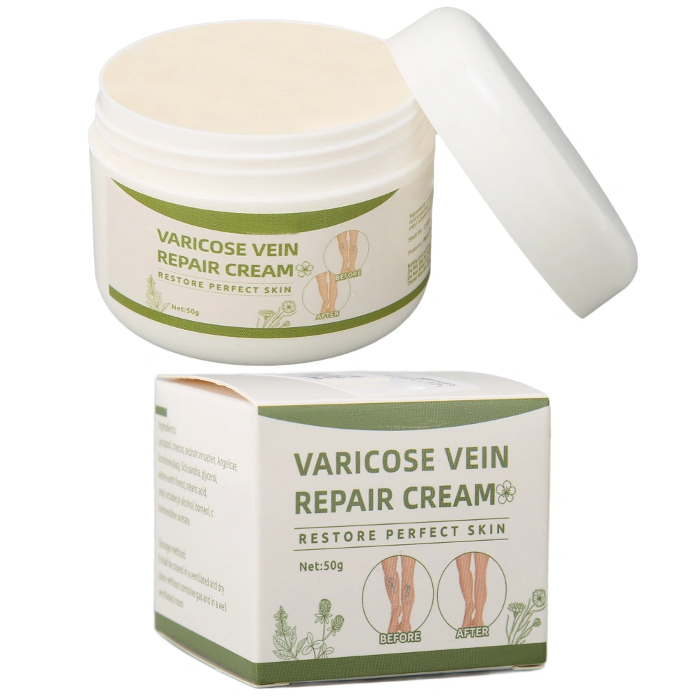 Varicose Veins Cream Strong Penetration Natural Ingredients Gentle Leg Care Varicose Cream 50g