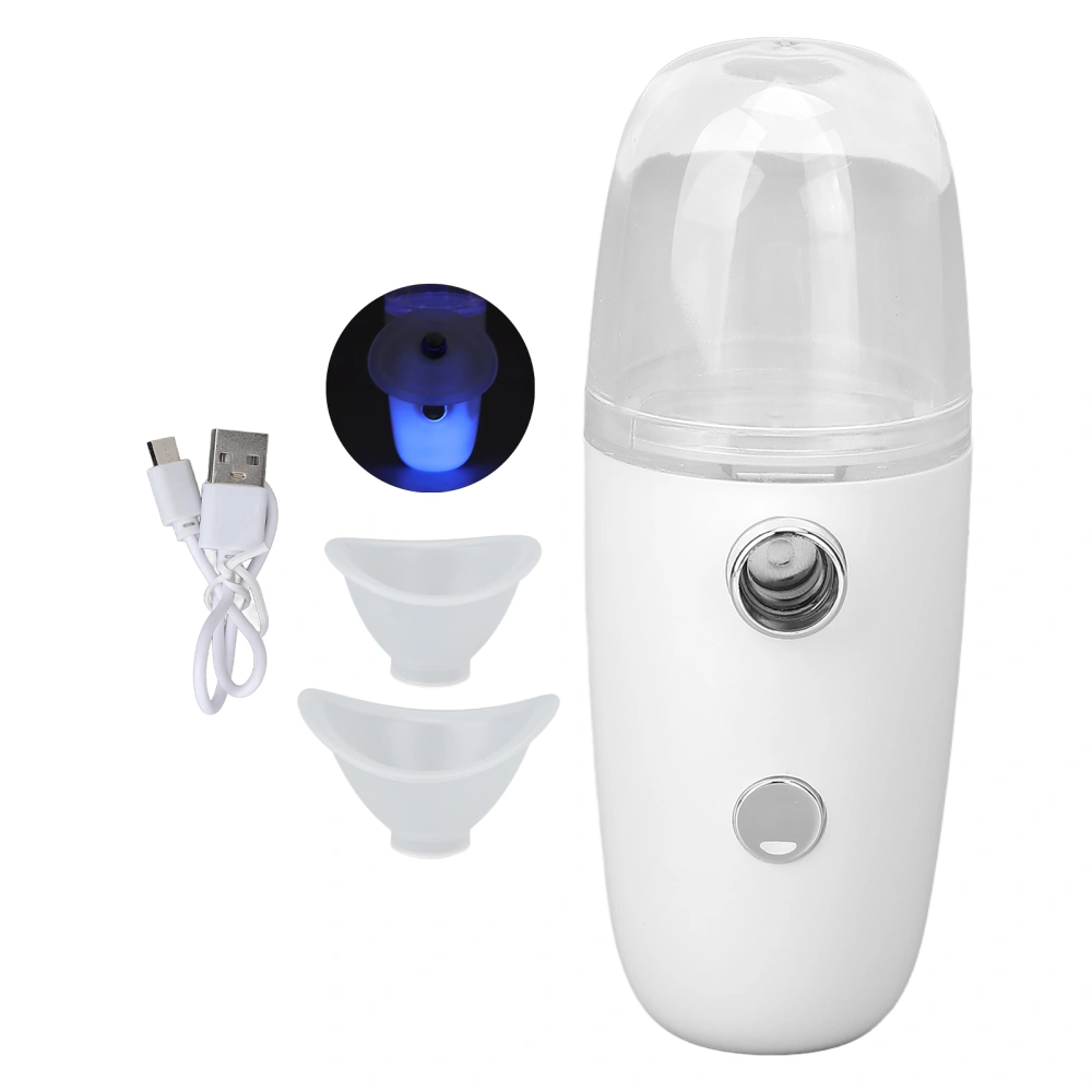 Eye Nebulizer Mini Portable Moisturizing Spray Facial Beauty Device Eye Moisturizer Eye WashWhite