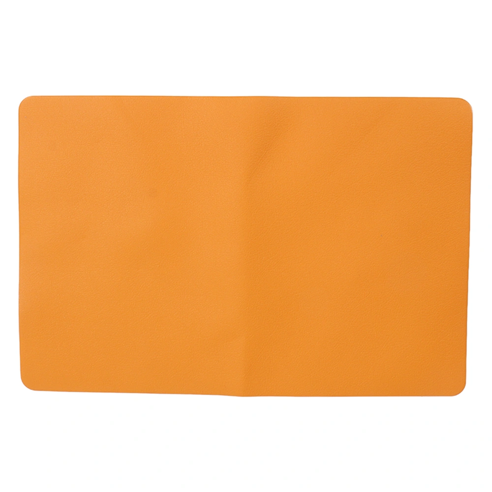 Nail Mat Orange Soft Double Sided Leather Waterproof Stain Resistant Bendable Desk Mat Nail Art Tools