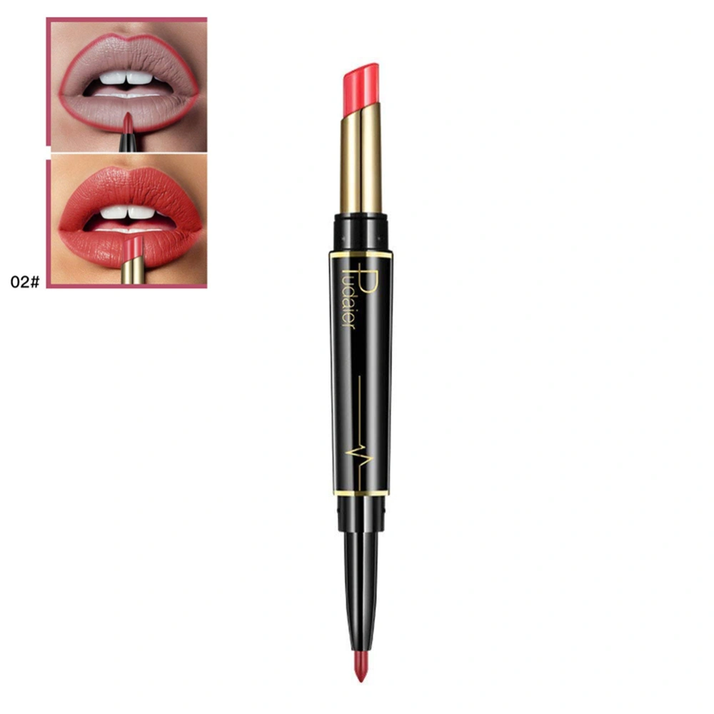 Double End Lasting Lipliner Waterproof Matte Lip Liner Pencil Lipstick