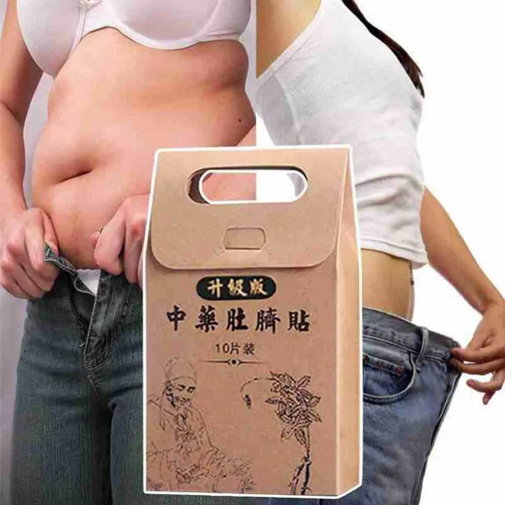 10pcs/pack Traditional Medicine Slimming Sticker Lose Weight Slim Patch Fat Burning Pad