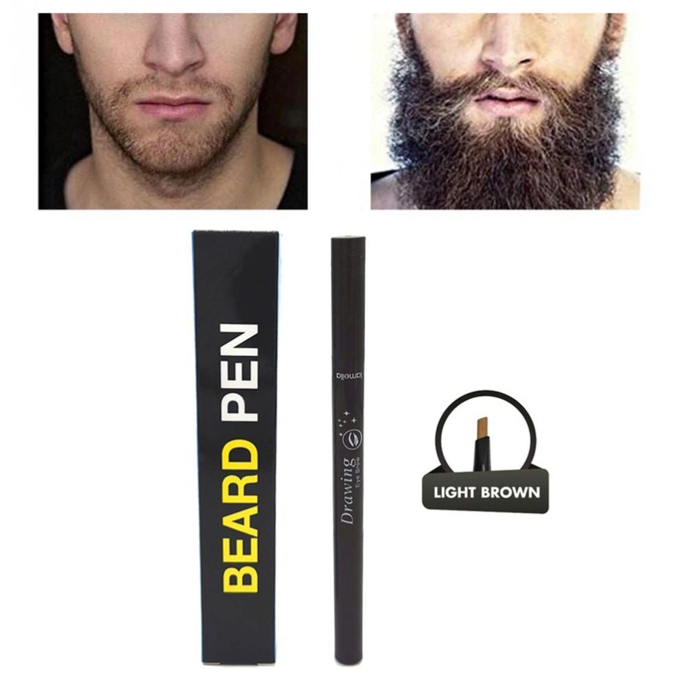 Beard Pen Barber Pencil and Brush Male Mustache Shaping Pen Waterproof Sweatproof Beard Pen