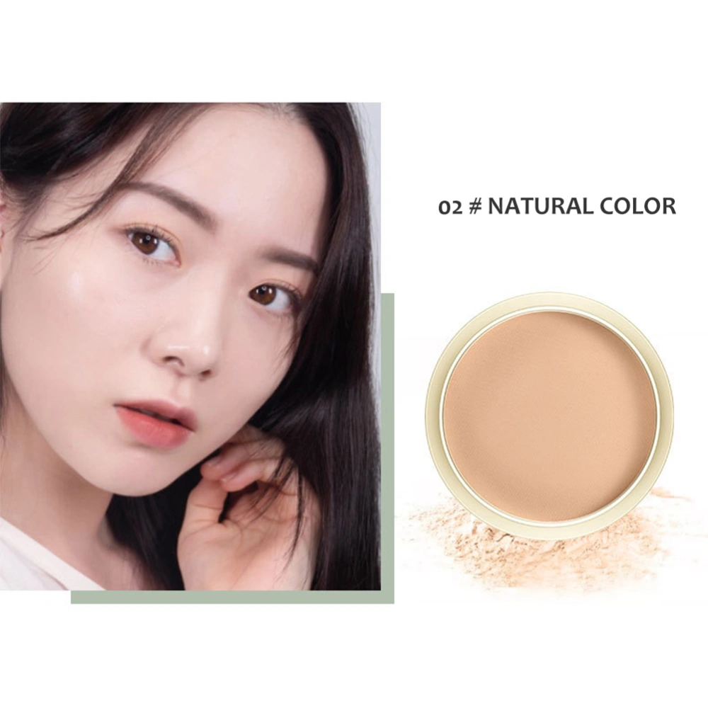 Pressed Powder Long Lasting Oil Control Face Waterproof Whitening Skin Finish Concealer