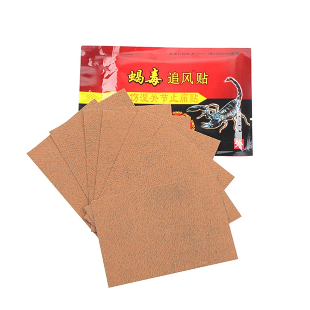 8pcs Joint Pain Relief Pain Relieving Patch Chinese Scorpion Extract Plaster for Body Rheumatoid Arthritis Pain Relief