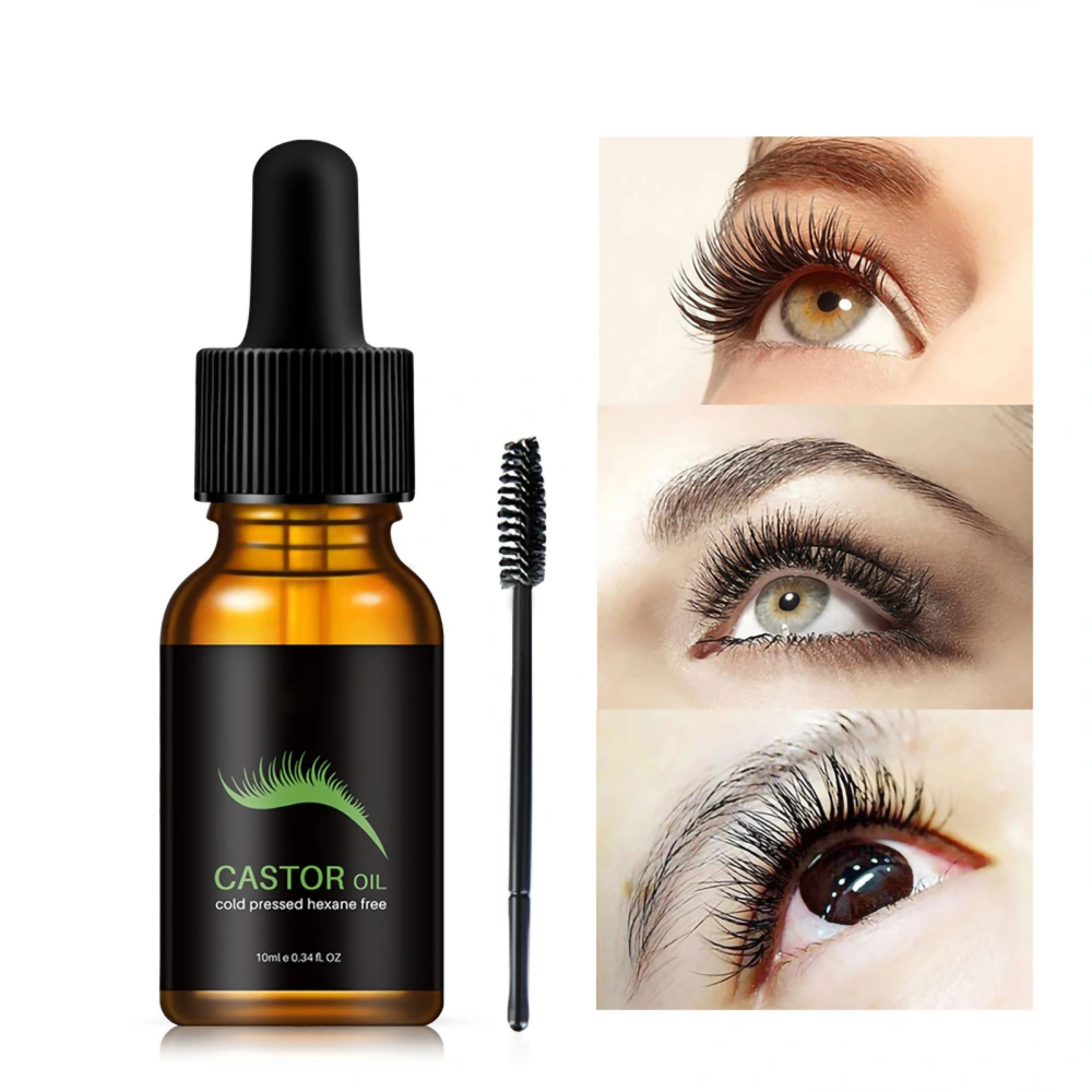 10ml Oil Hair Growth Serum for Eyelash Growth Lifting Eyelashes Thick Eyebrow Growth Enhancer Eye Lashes Serum