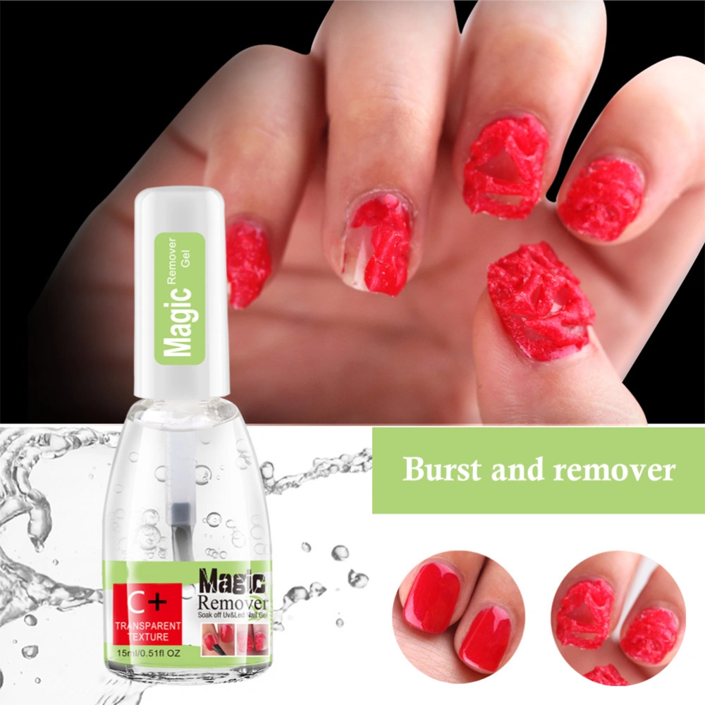 15ml Non Irritating Nail Polish Remover Quickly Unloading Nail Oil for Women