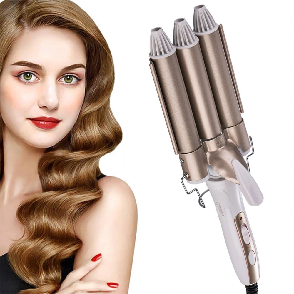 Curling Iron 3Tube Curling Iron Hair Curler Hair Waver for Long Short Hair