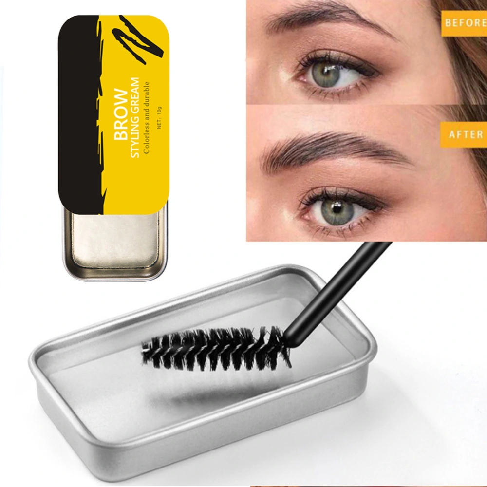 Eyebrow Styling Soap with Brush Eyebrows Setting Gel Pomade Long Lasting Eyebrow Soap