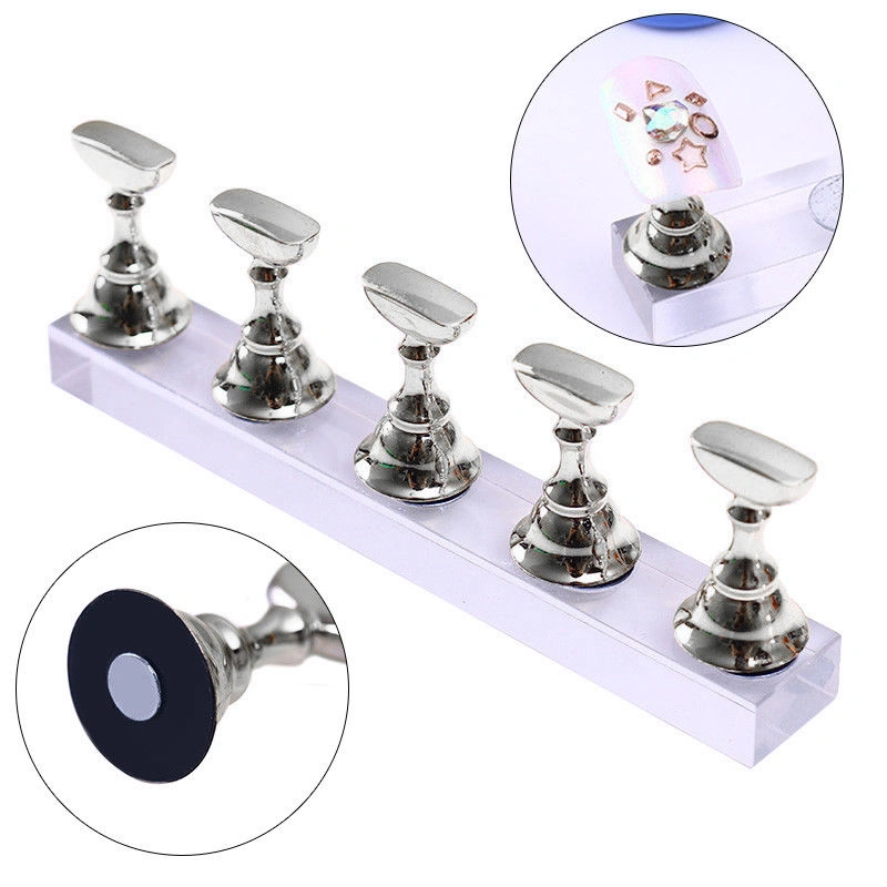 Nail Practice Stand Base Display Holder Nail Art Showing Shelf Manicure Tool