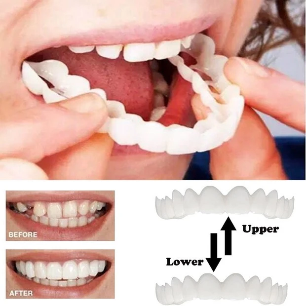 1PC Temporary Teeth Denture Teeth Top Cosmetic Dental Veneers Teeth Dentures