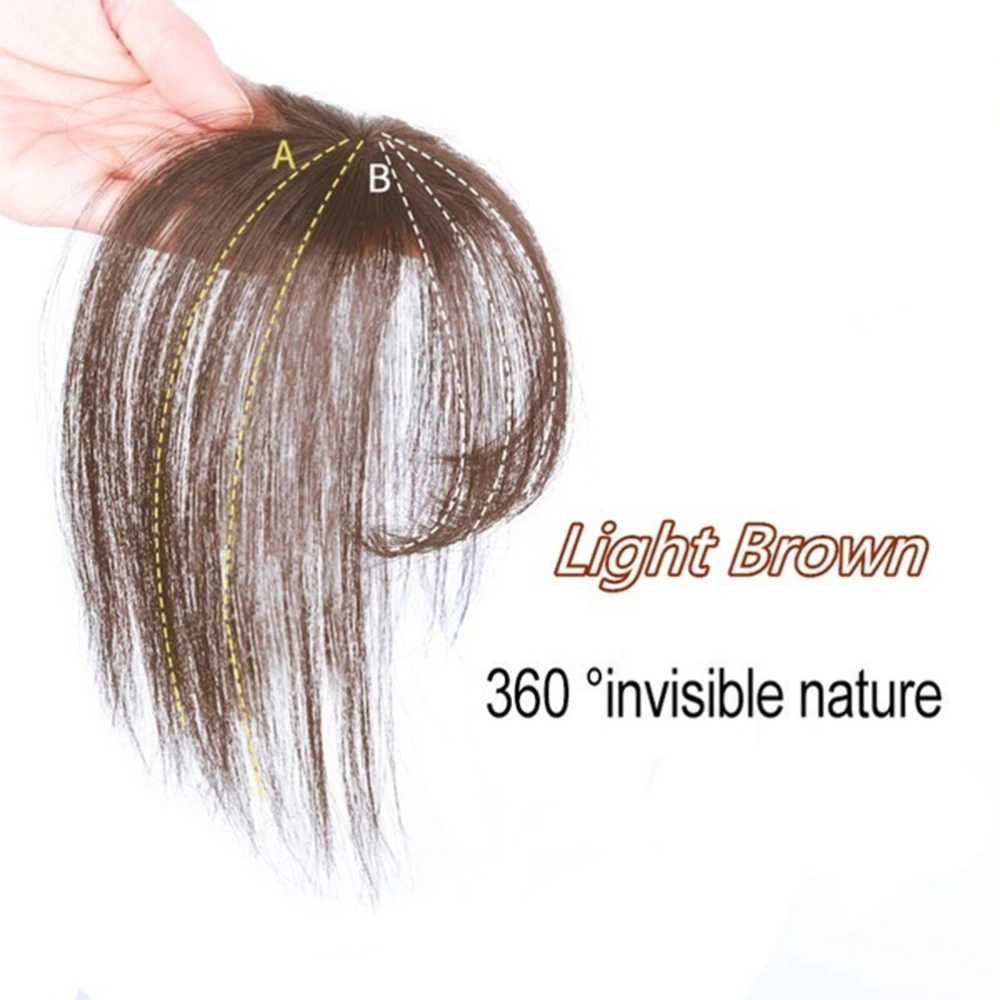 3D Air Bangs Hair Topper Extension Invisible Seamless Thin Neat Air Bangs