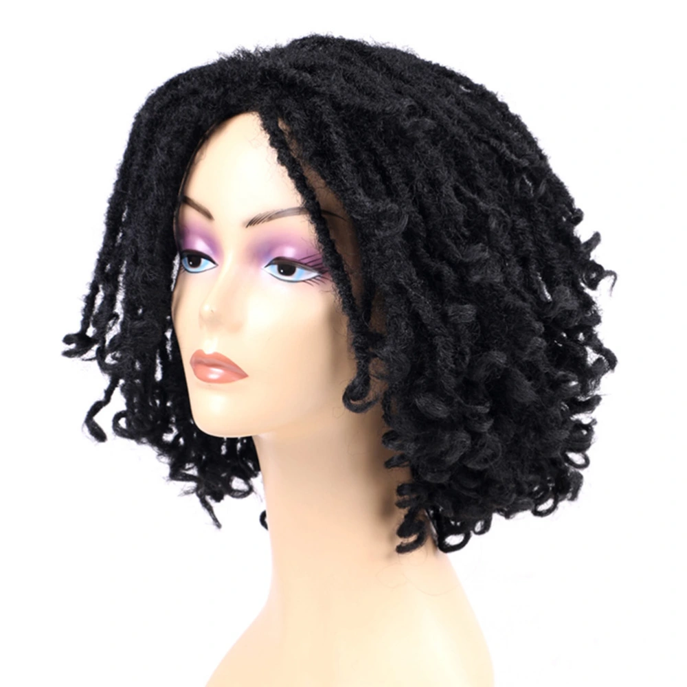 6 inch Synthetic Dreadlocks Wig Twist Wigs for Black Women Short Curly Wigs Natural Crochet Wigs